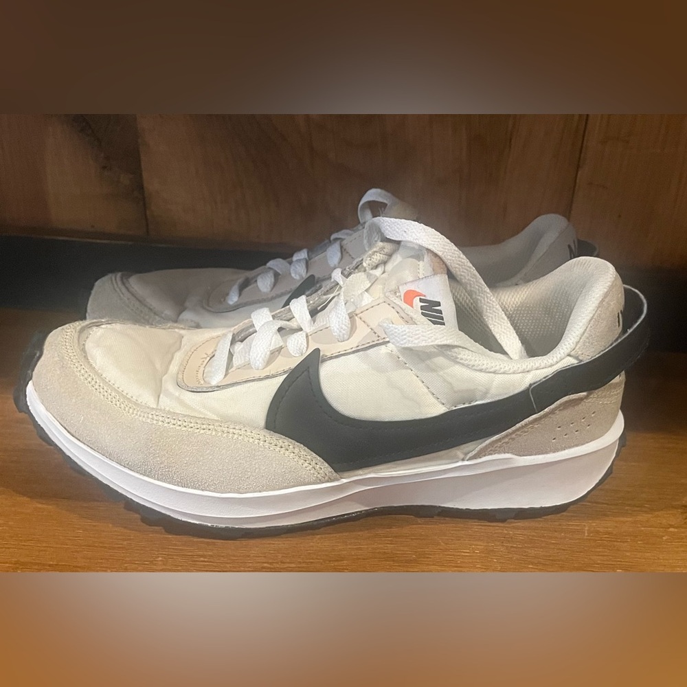 Nike Cream and Black Sneakers
